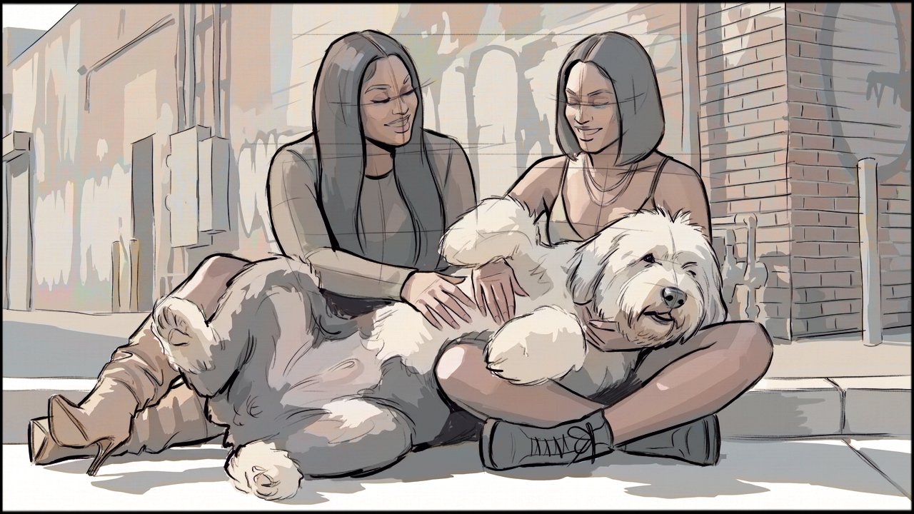 Music Video - Narrative - storyboard frame 2 by Dakota Warren
